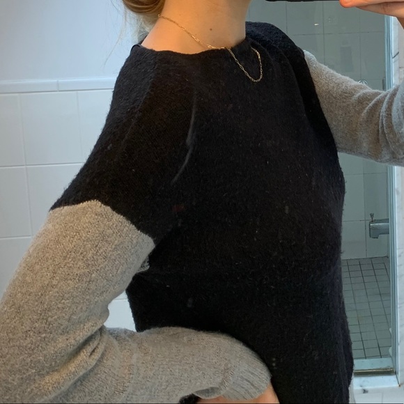 Zara KNIT Collection Dual Color Sweater - Picture 3 of 6